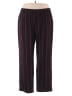 Susan Graver Stripes Burgundy Casual Pants Size 2X - photo 1