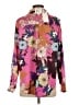 Pleione 100% Polyester Floral Pink Long Sleeve Blouse Size S - photo 2