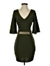 Symphony Solid Green Cocktail Dress Size S (estimated) - photo 1