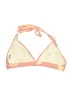 Jag Print Yellow Swimsuit Top Size L - photo 2