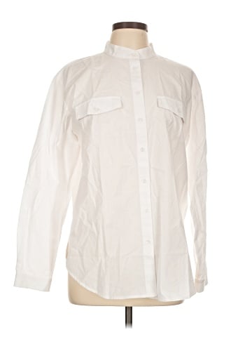 Ann Taylor Long Sleeve Button-Down Shirt (view 1)