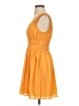 Gilli 100% Polyester Solid Orange Casual Dress Size S - photo 5