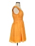 Gilli 100% Polyester Solid Orange Casual Dress Size S - photo 4