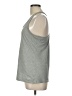 Nike 100% Polyester Solid Gray Active Tank Size L - photo 5
