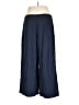 Vince. Solid Blue Linen Pants Size 14 - photo 2