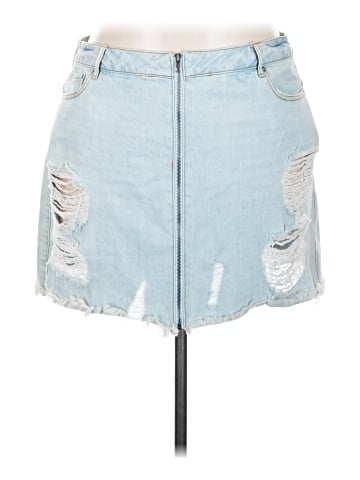 Forever 21 Plus Denim Skirt (view 1)