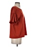 Alya Orange Short Sleeve Top Size S - photo 4