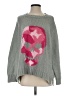 Wooden Ships Hearts Gray Pullover Sweater Size XS - photo 1