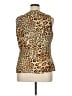 Milano 100% Polyester Brown Sleeveless Blouse Size XL - photo 2