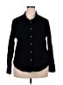 Simply Be 100% Polyester Black Long Sleeve Blouse Size 20 - photo 1