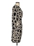 Nine West Graphic Black Casual Dress Size 2 - photo 4