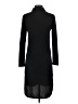 Topshop Solid Black Casual Dress Size 4 - photo 2