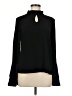 Patrizia Luca 100% Polyester Black Long Sleeve Blouse Size M - photo 1