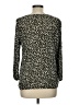 MICHAEL Michael Kors 100% Viscose Animal Print Black 3/4 Sleeve Blouse Size L - photo 2
