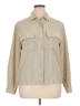 Jones New York 100% Polyester Stripes Tan Long Sleeve Blouse Size 16 - photo 1