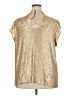 DR2 Gold Short Sleeve Blouse Size 3X - photo 2