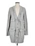 St. John Gray Wool Cardigan Size M - photo 1