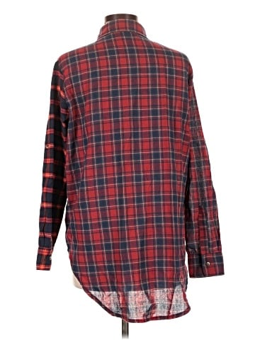 Very J Long Sleeve Button-Down Shirt (view 2)