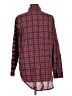 Very J Plaid Red Long Sleeve Button-Down Shirt Size L - photo 2