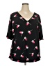 Leota Black Short Sleeve T-Shirt Size 26 - 28 - photo 1