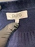 Pura Cashmere Color Block Blue Pullover Sweater Size S - photo 7