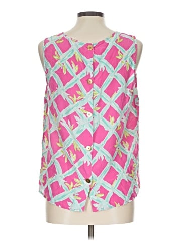 Lilly Pulitzer Sleeveless Silk Top (view 2)