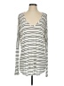 Michael Lauren 100% Modal Silver Long Sleeve Top Size S - photo 1