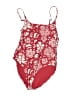 Old Navy Paisley Red One Piece Swimsuit Size L - photo 1