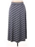 Faded Glory Stripes Gray Casual Skirt Size 2X - photo 1