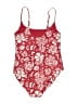Old Navy Paisley Red One Piece Swimsuit Size L - photo 2
