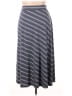 Faded Glory Stripes Gray Casual Skirt Size 2X - photo 2