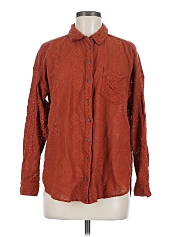 Pilcro Long Sleeve Button-Down Shirt (view 1)