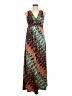 NY Collection Print Green Casual Dress Size M - photo 1