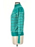 Umgee Stripes Teal Turtleneck Sweater Size S - photo 5
