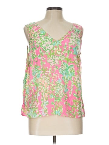 Lilly Pulitzer Sleeveless Silk Top (view 1)
