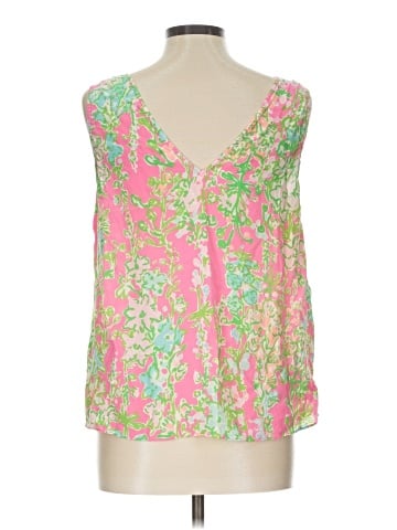 Lilly Pulitzer Sleeveless Silk Top (view 2)