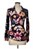 Boden Floral Purple Long Sleeve Blouse Size 10 - photo 1