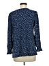 Lands' End Blue Long Sleeve Blouse Size M - photo 2