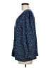 Lands' End Blue Long Sleeve Blouse Size M - photo 5