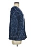 Lands' End Blue Long Sleeve Blouse Size M - photo 4