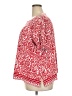 Kim Rogers 100% Cotton Red Short Sleeve Blouse Size 3X - photo 5
