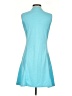 Mofiz 100% Polyester Solid Teal Casual Dress Size S - photo 2