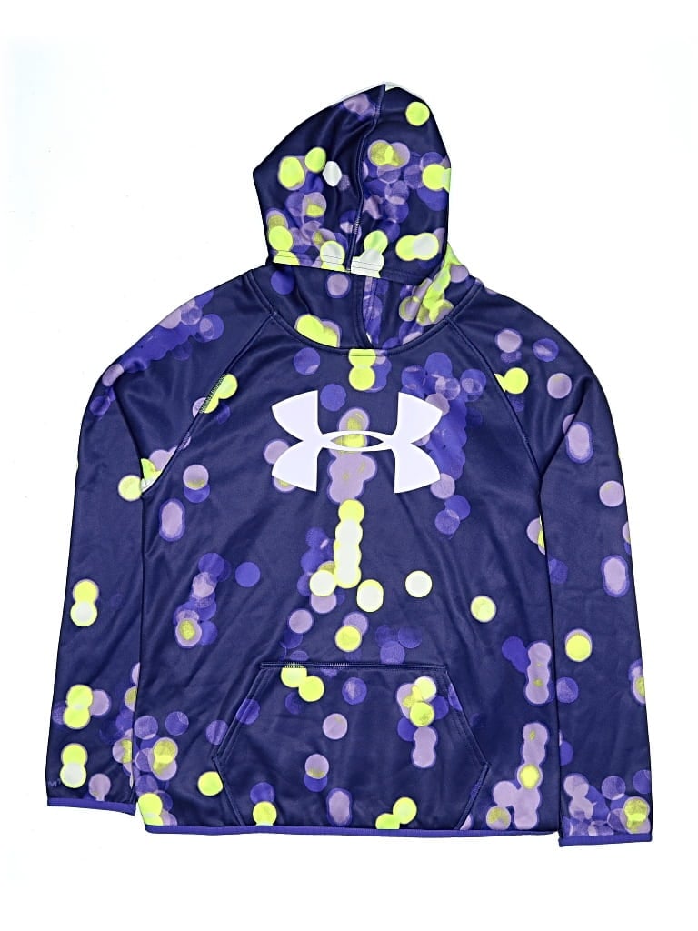 Pre-owned Under Armour Kids' Pullover Hoodie In Purple