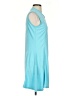 Mofiz 100% Polyester Solid Teal Casual Dress Size S - photo 4