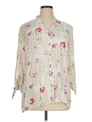 Allison Daley 3/4 Sleeve Blouse (view 1)