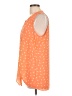 Maurices 100% Polyester Orange Sleeveless Blouse Size L - photo 5