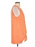 Maurices 100% Polyester Orange Sleeveless Blouse Size L - photo 4