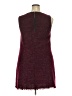 Just Fab 100% Polyester Tweed Burgundy Casual Dress Size XXL - photo 2