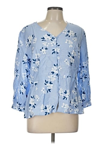 Liz Claiborne 3/4 Sleeve Blouse (view 1)