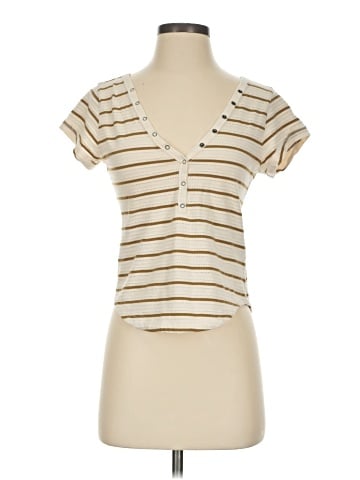 Pilcro Short Sleeve Henley (view 1)